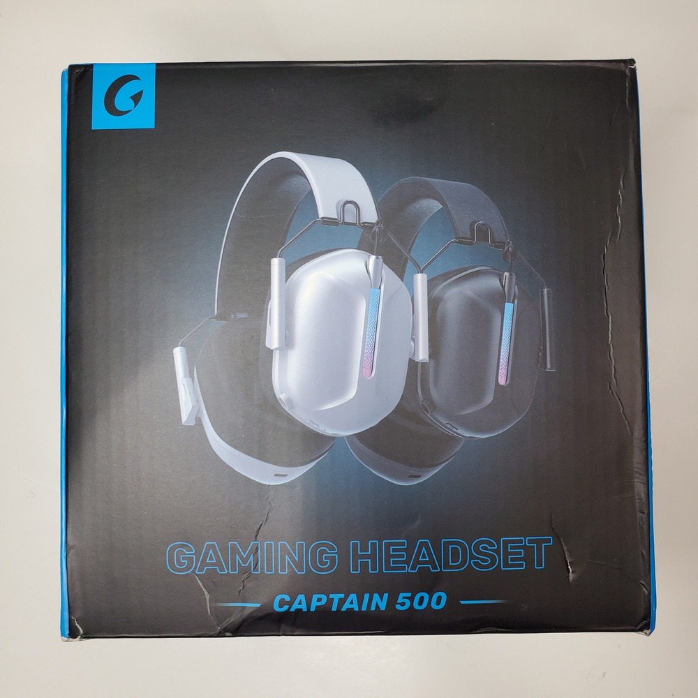 Gvyugke Captain 500 Wireless Gaming Headset Black 40H Battery PC PS5 Switch Xbox